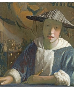 Jan Vermeer, Young Girl with a Flute, c.1665-70 (oil on panel)