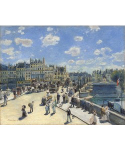 Pierre-Auguste Renoir, Pont Neuf, Paris, 1872 (oil on canvas)