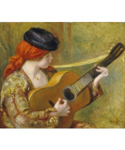 Pierre-Auguste Renoir, Young Spanish Woman with a Guitar, 1898 (oil on canvas)