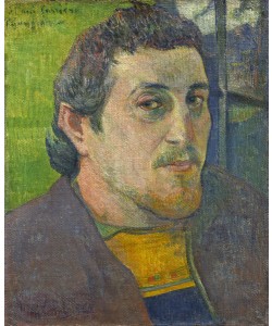 Paul Gauguin, Self Portrait dedicated to Carriere, 1888-1889 (oil on canvas)