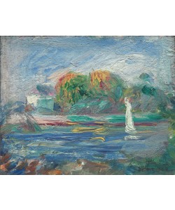Pierre-Auguste Renoir, The Blue River, c.1890-1900 (oil on canvas)