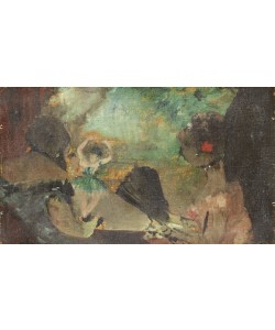 Edgar Degas, The Loge, c.1883 (oil on wood)