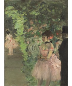 Edgar Degas, Dancers Backstage, 1876-1883 (oil on canvas)