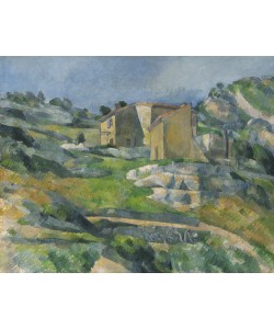 Paul Cézanne, Houses in the Provence: The Riaux Valley near L'Estaque, c.1833 (oil on canvas)