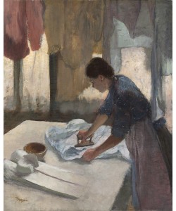Edgar Degas, Woman Ironing, c.1876-87 (oil on canvas)