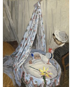 Claude Monet, The Cradle, Camille with the Artist's Son Jean, 1867 (oil on canvas)