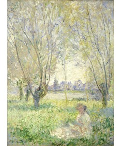 Claude Monet, Woman seated under the Willows, 1880 (oil on canvas)