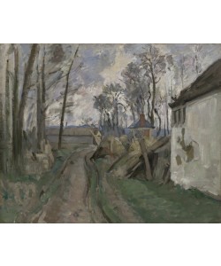 Paul Cézanne, A Village Road near Auvers, 1872-73 (oil on canvas)