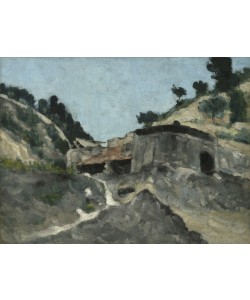 Paul Cézanne, Landscape with Water Mill, c.1871 (oil on canvas)