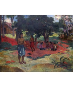 Paul Gauguin, Parau Parau (Whispered Words), 1892 (oil on canvas)