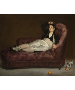 Edouard Manet, Reclining Young Woman in Spanish Costume, 1862-63 (oil on canvas)