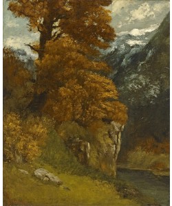 Gustave Courbet, The Glen at Ornans, 1866 (oil on canvas)