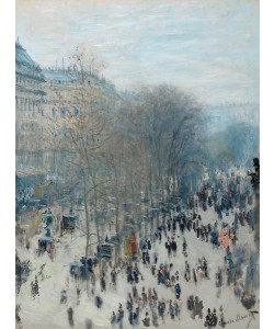 Claude Monet, Boulevard des Capucines, 1873-4 (oil on canvas)
