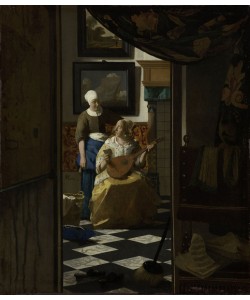 Jan Vermeer, The Love Letter, c.1669-70 (oil on canvas)