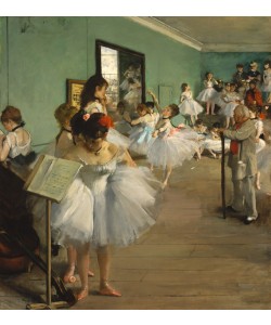 Edgar Degas, The Dance Class, 1873-74 (oil on canvas)
