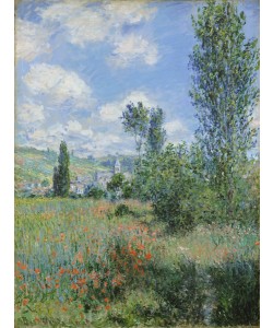 Claude Monet, View of Vetheuil, 1880 (oil on canvas)