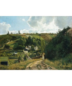 Camille Pissarro, Jalais Hill at Pontoise, 1867 (oil on canvas)