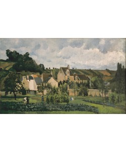 Camille Pissarro, The Hermitage at Pontoise, 1867 (oil on canvas)