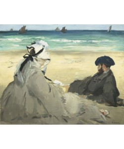 Edouard Manet, On the Beach, 1873 (oil on canvas)