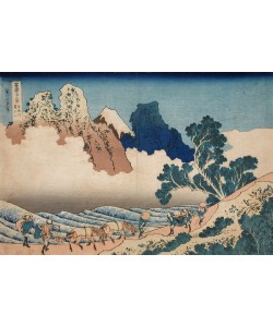 Katsushika Hokusai, The back of the Fuji from the Minobu river, c.1830 (woodblock print)