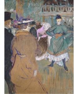 Henri de Toulouse-Lautrec, Quadrille at the Moulin Rouge, 1892 (oil on cardboard)