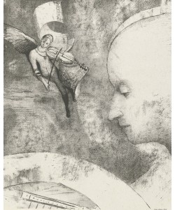 Odilon Redon, Heavenly Art, 1894 (print)