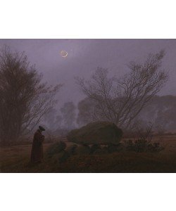 Caspar David Friedrich, A Walk at Dusk, c.1830-5 (oil on canvas)