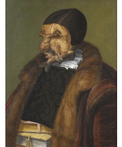 Giuseppe Arcimboldo, The Lawyer, 1566 (oil on canvas)