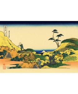 Katsushika Hokusai, Shimomeguro, c.1830 (woodblock print)