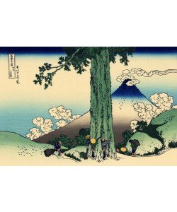 Katsushika Hokusai, Mishima pass in Kai province, c.1830 (woodblock print)