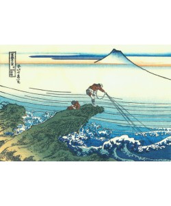 Katsushika Hokusai, Kajikazawa in Kai province, c.1830 (woodblock print)