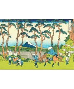 Katsushika Hokusai, Hodogaya on the Tokaido, c.1830 (woodblock print)