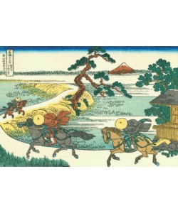 Katsushika Hokusai, Village of Sekiya at Sumida river, c.1830 (woodblock print)