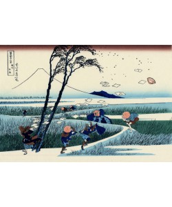 Katsushika Hokusai, Ejiri in the Suruga province, c.1830 (woodblock print)