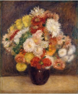Pierre-Auguste Renoir, Bouquet of Chrysanthemums, 1881 (oil on canvas)