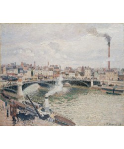 Camille Pissarro, Morning, An Overcast Day, Rouen, 1896 (oil on canvas)