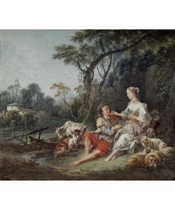 Francois Boucher, """"""Pense-t-il aux raisins?"""", 1747 (oil on canvas)""""