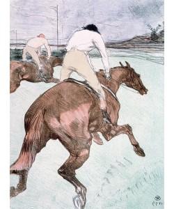 Henri de Toulouse-Lautrec, The Jockey, 1899 (colour lithograph)