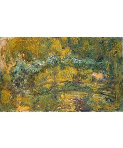 Claude Monet, The Footbridge over the Water-Lily Pond, 1919 (oil on canvas)