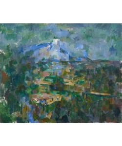 Paul Cézanne, View of Montagne Sainte-Victoire from Lauves, 1904-06 (oil on canvas)