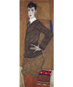 Egon Schiele, Portrait of Erich Lederer, 1912-13 (oil and gouache on canvas)