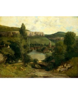 Gustave Courbet, View of Ornans, c.1850 (oil on canvas)