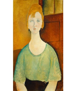 Amedeo Modigliani, Girl in a Green Blouse, 1917 (oil on canvas)