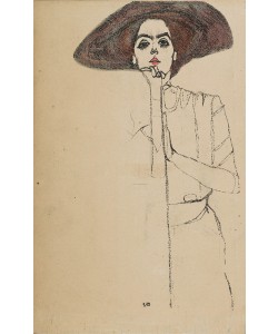 Egon Schiele, Portrait of a Woman, 1910 (lithograph)