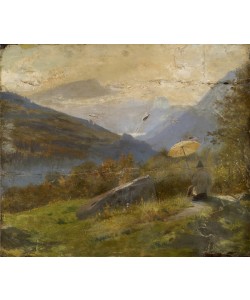 Carl Spitzweg, The Painter, c.1860 (oil on paper)