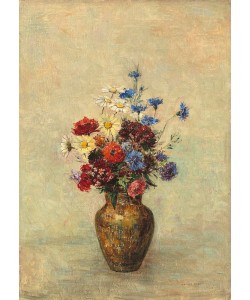 Odilon Redon, Flowers in a Vase, c.1910 (oil on canvas)