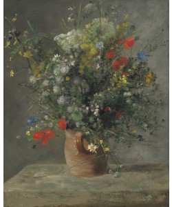 Pierre-Auguste Renoir, Flowers in a Vase, c.1866 (oil on canvas)