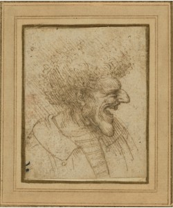 Leonardo da Vinci, Caricature of a Man with Bushy Hair, c.1495 (pen and brown ink)
