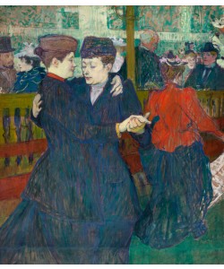 Henri de Toulouse-Lautrec, At the Moulin Rouge Two Women Walzing, 1892 (oil on canvas)