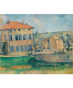 Paul Cézanne, The House in Aix (Jas de Bouffan), 1885-87 (oil on canvas)
